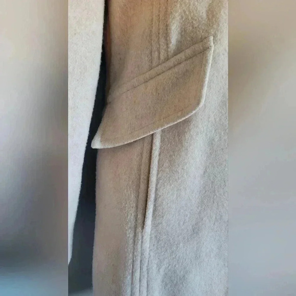 East 5th Beige Wool Peacock women's size small - Picture 5 of 12